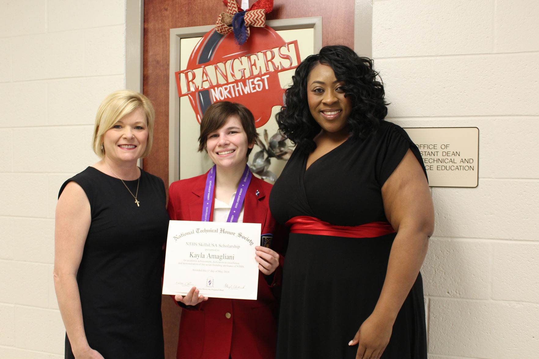 Amagliani wins welding scholarship